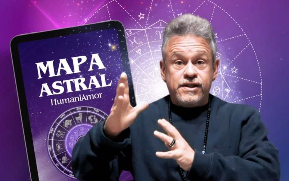 Mapa Astral interpretado à mão por Otávio Leal (Dhyan Prem)